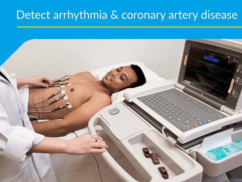 Detect srrhythmia & coronary artery disease